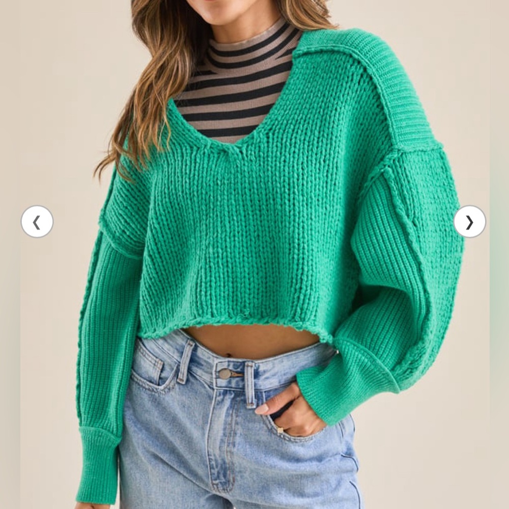 Altar’d State Laney Cropped Sweater